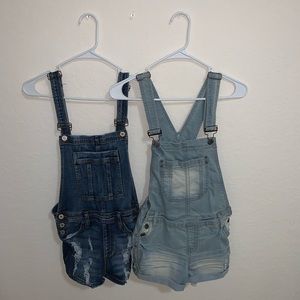 Light Wash Overalls